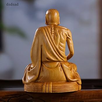 昭和中期 手彫り 木製 羅漢像 彫刻 昭和中期 手彫り 木製 羅漢像 彫刻